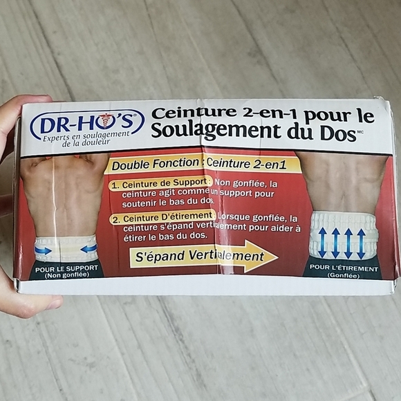 LIKE NEW Dr. Ho's 2-in-1 Back Relief Belt - Picture 7 of 8